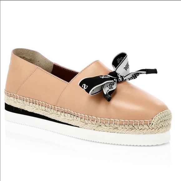 See by chloé essie leather espadrilles Clearance